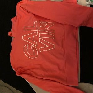 Calvin Klein crop top sweaters asking 25